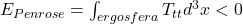 E_{Penrose} = \int_{ergosfera} T_{tt} d^3x < 0