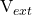  $V_{ext}$