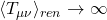 Rendered by QuickLaTeX.com \langle T_{\mu\nu} \rangle_{ren} \to \infty
