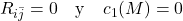  R_{i\bar{j}} = 0 \quad \text{y} \quad c_1(M) = 0 