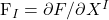 $F_I = \partial F / \partial X^I$