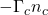 -\Gamma_c n_c