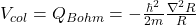 V_{col}= Q_{Bohm}= -\frac{\hbar^2}{2m}\frac{\nabla^2 R}{R}