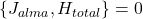 \{ J_{alma}, H_{total} \} = 0