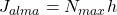 J_{alma}=N_{max}h