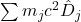 \sum m_j c^2 \hat{D}_j