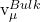 $v_{\mu}^{Bulk}$