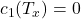 c_1(T_x) = 0