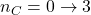 n_C=0 \rightarrow 3