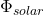 \Phi_{solar}
