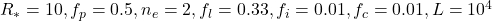 R_*=10, f_p=0.5, n_e=2, f_l=0.33, f_i=0.01, f_c=0.01, L=10^4