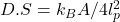 D. S = k_B A / 4 l_p^2