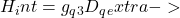 H_int = g _ q_3D _ q_extra ->