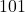 101&deg;