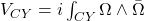 V_{CY} = i \int_{CY} \Omega \wedge \bar{\Omega}