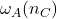 \omega_A(n_C)