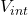 V_{int}