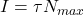 I = \tau N_{max}