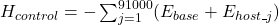 H_{control} = -\sum_{j=1}^{91000} (E_{base} + E_{host\_j})