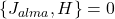 \{J_{alma}, H\}=0