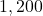 1,200