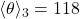 \langle \theta \rangle_{3} = 118&deg;