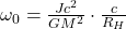   \omega_0 = \frac{J c^2}{G M^2} \cdot \frac{c}{R_{H}}