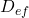 D_{ef}