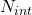 N_{int}
