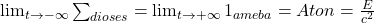  \lim_{t\to -\infty} \sum_{dioses} = \lim_{t\to +\infty} 1_{ameba} = Aton = \frac{E}{c^2} 