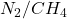 N_2/CH_4