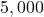 5,000