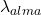 \lambda_{alma}