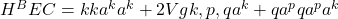 H^BEC​=k∑​ℏ&omega;k​a^k†​a^k​+2Vg​k,p,q∑​a^k+q†​a^p−q†​a^p​a^k