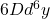 6D d^6y