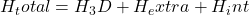 H_total = H_3D + H_extra + H_int