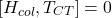 \[[H_{col}, T_{CT}] = 0\]