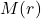 M(r)