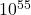 10^{55}