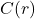C(r)