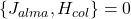 \{J_{alma}, H_{col}\}=0