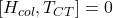 [H_{col}, T_{CT}]=0