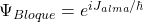 \Psi_{Bloque} = e^{iJ_{alma}/\hbar}