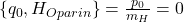 \{ q_0, H_{Oparin} \} = \frac{p_0}{m_H} = 0
